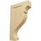 Ekena Millwork 1 3/4"W x 6"D x 10"H Small Rockport Wood Corbel, Alder CORW02X06X10RKAL - alternate 1